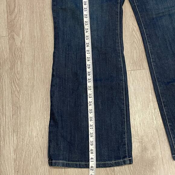 Womens Jeans 14 Wide Leg Y2K 90s Flared Boot Cut Comfort Relaxed Fit Casual - Picture 5 of 8